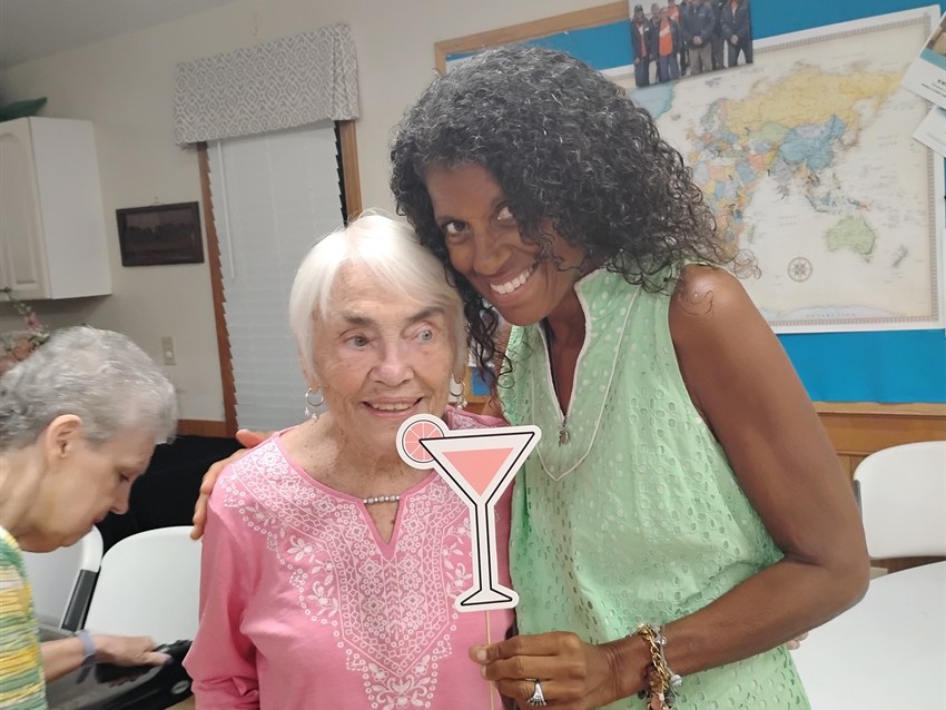 Ginger Bowden's 96th birthday celebration at Powells Point Christian Church